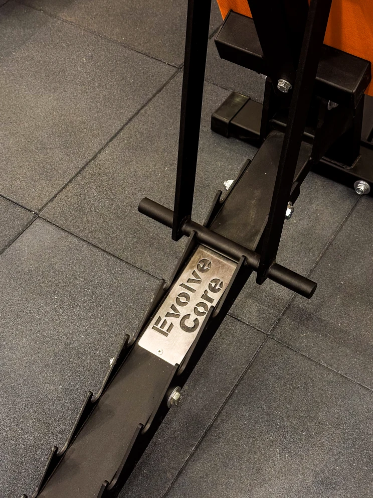 evolve-core-logo-on-fitness-equipment